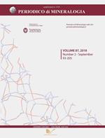 Periodico di mineralogia. Vol. 87\2