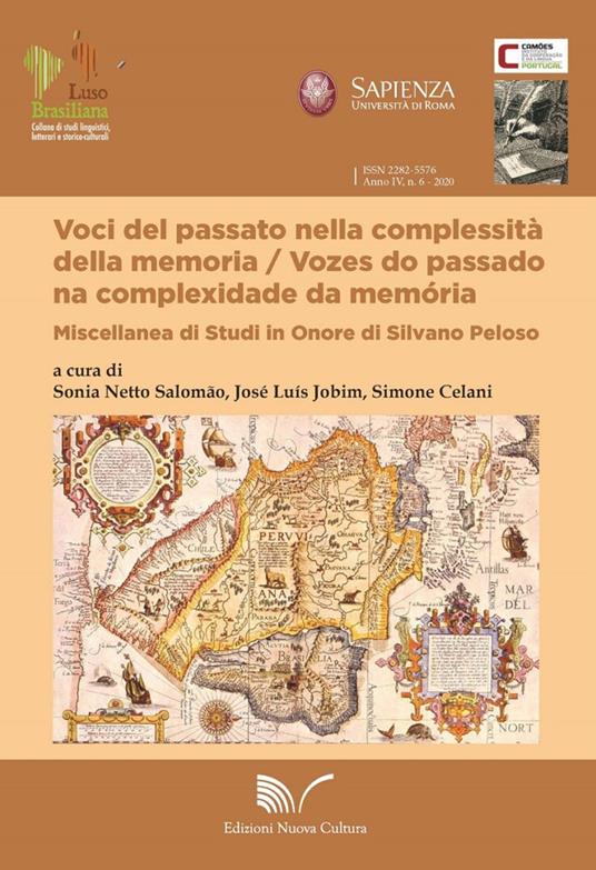 Voci del passato nella compessità della memoria. Miscellanea di studi in onore di Silvano Peloso. Ediz. italiana e portoghese - copertina