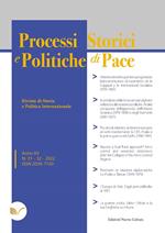 Processi storici e politiche di pace (2022). Vol. 31-32