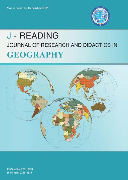J-Reading. Journal of research and didactics in geography (2025). Vol. 2 - copertina