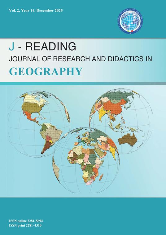 J-Reading. Journal of research and didactics in geography (2025). Vol. 2 - copertina