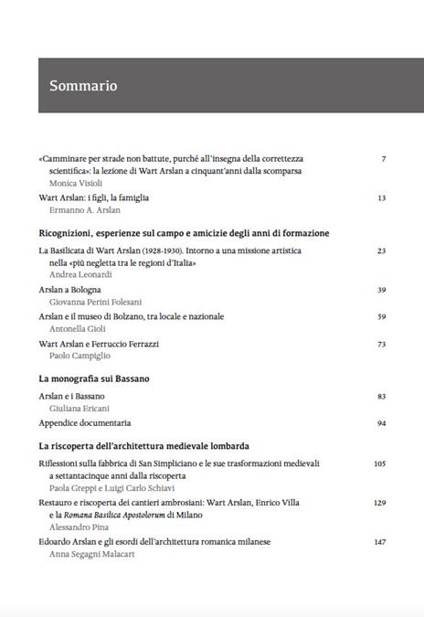 Wart Arslan e lo studio dell'arte tra metodo e ricerca - 2