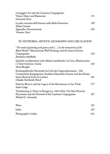 The network of cassinese arts in Renaissance Italy - 4