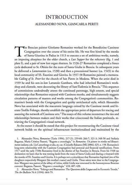 The network of cassinese arts in Renaissance Italy - 5