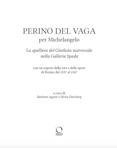 Perino Del Vaga per Michelangelo. La Spalliera del Giudizio Universale nella Galleria Spada - 2