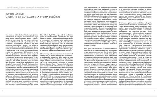 Giuliano da Sangallo e le arti. Disegno, scultura, architettura e ingegneria militare a cavallo del 1500 - 5