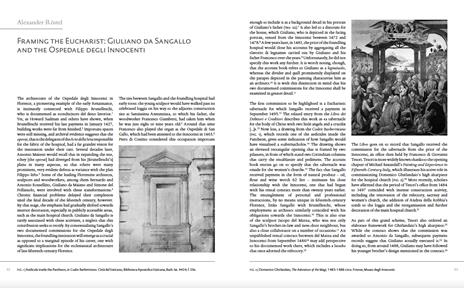 Giuliano da Sangallo e le arti. Disegno, scultura, architettura e ingegneria militare a cavallo del 1500 - 7