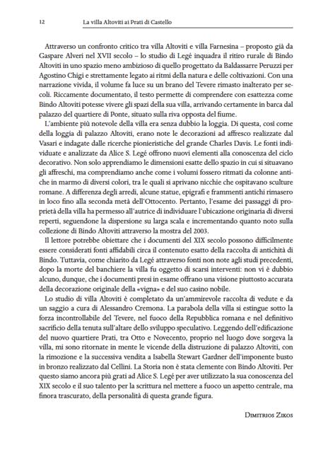 La villa Altoviti ai Prati di Castello. Eclissi di un paesaggio fluviale - Alice Silvia Legé - 7