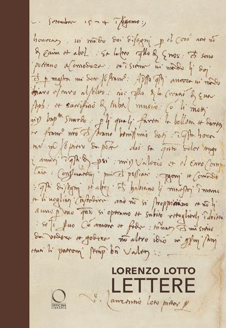 Lorenzo Lotto. Lettere. Corrispondenze per il coro intarsiato - copertina