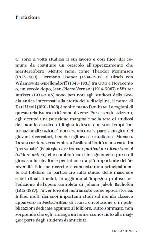 La renna di Ercole. Filologia e antropologia nell’opera di Karl Meuli - Carlo Ferrari - 5
