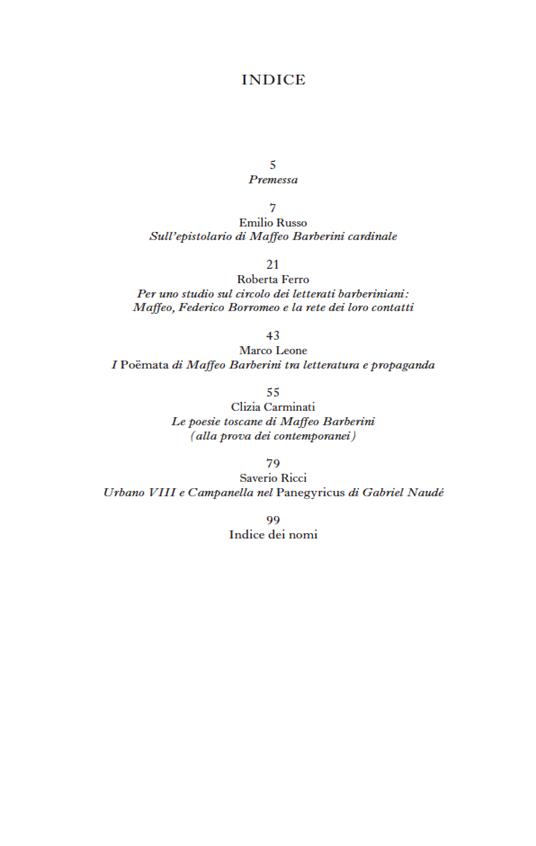 Un papa poeta. Maffeo Barberini e la cultura di primo Seicento - 3