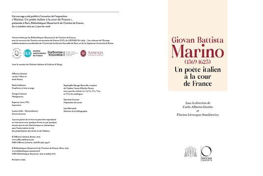 Giovan Battista Marino (1596-1625) Un poète italien à la cour de France - 2