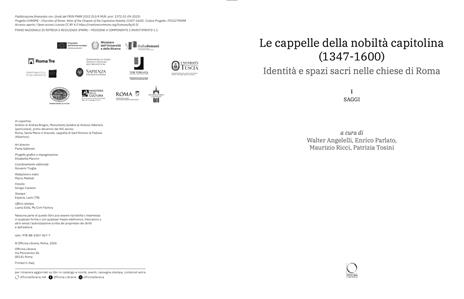 Le cappelle della nobiltà capitolina (1347-1600). Identità e spazi sacri nelle chiese di Roma - 2