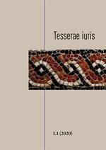 Tesserae iuris (2020). Vol. 1\1