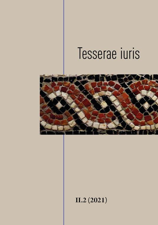 Tesserae iuris (2021). Vol. 2 - copertina