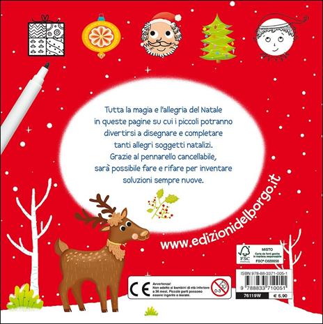 Disegni per Natale da fare e rifare. Con pennarello con inchiostro a base d'acqua - 2