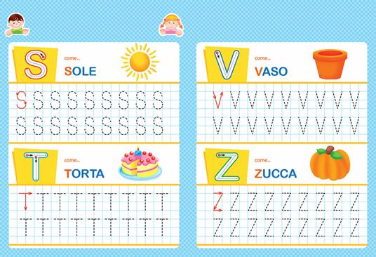 Imparo le lettere con il libro lavagna. 4-6 anni. Con pennarello - 5