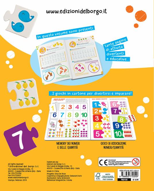Imparo i numeri. Tante attività e giochi per conoscere i numeri - Roberta Fanti - 2