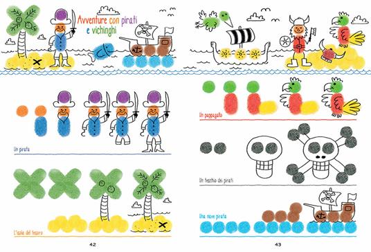 Impronte per disegnare passo dopo passo. Ediz. a colori - Nico Fauser - 4