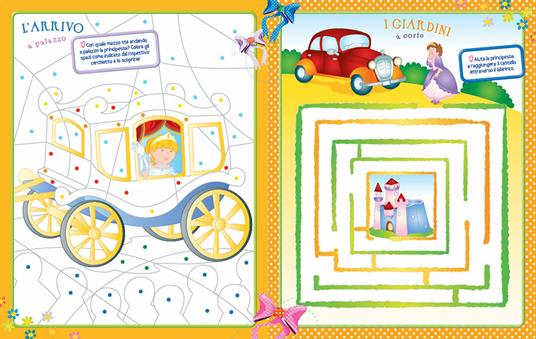 Fare giocare con le principesse. Con adesivi. Ediz. a colori. Con 6 pennarelli - Roberta Fanti - 2