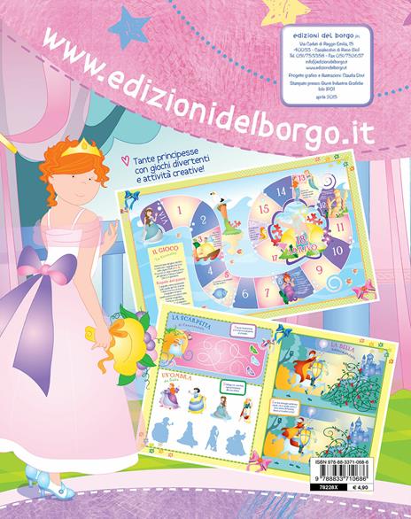 Fare giocare con le principesse. Con adesivi. Ediz. a colori. Con 6 pennarelli - Roberta Fanti - 5