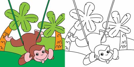 In vacanza. Colora con i pennarelli magici. Con 4 pennarelli - 2