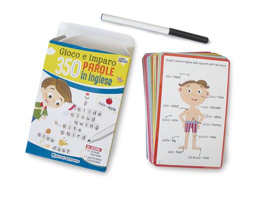 Gioco e imparo 350 parole in inglese. Ediz. a colori. Con pennarello cancellabile - 3