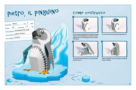 Animali di carta. Crea 24 animali in 3D - Patrick Krämer - 3