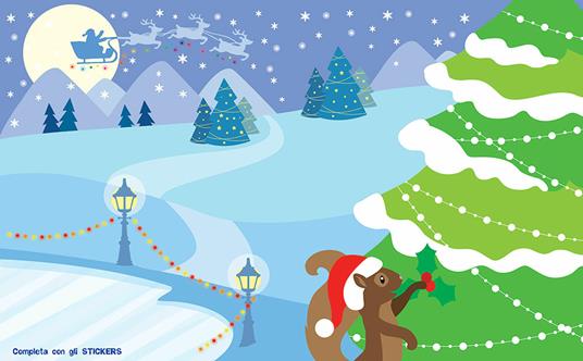 È Natale. Gioca con gli stickers, colora e impara. Con adesivi - 3