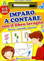 Imparo a contare con il libro lavagna. Con gadget