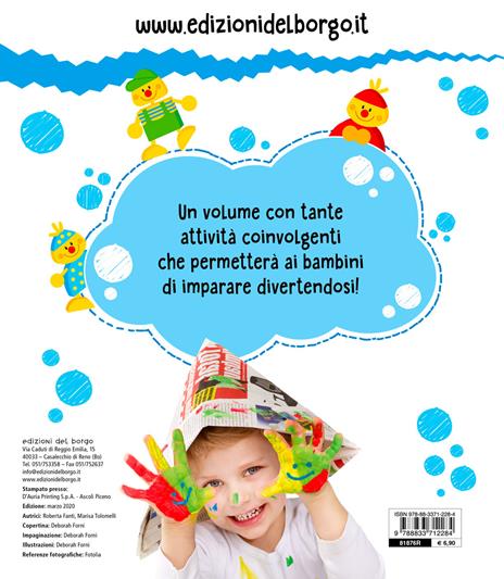 Il libro per imparare. 5 anni. Tanti giochi e attività per imparare divertendosi. Ediz. a colori - Roberta Fanti,Marisa Tolomelli - 2