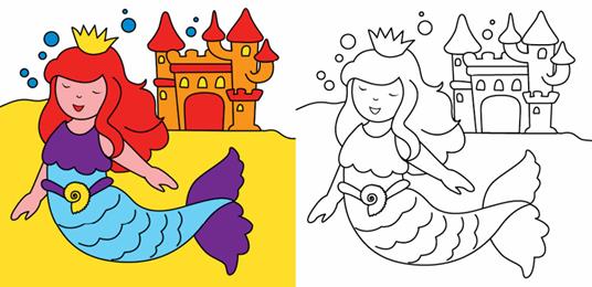 Le bambine colorano con i pennarelli magici. Fate, ballerine, principesse, cuccioli e tanto altro! Ediz. illustrata. Con gadget - 3