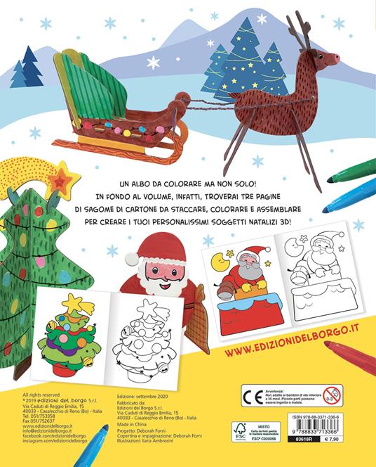 Natale. Colorare in 3D. Tante pagine da colorare e soggetti da costruire. Ediz. a colori - Roberta Fanti - 5