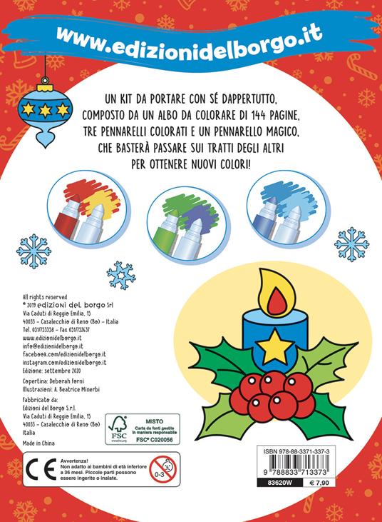 Colorare a Natale con i pennarelli magici. Ediz. a colori. Con 4 pennarelli magici - 5