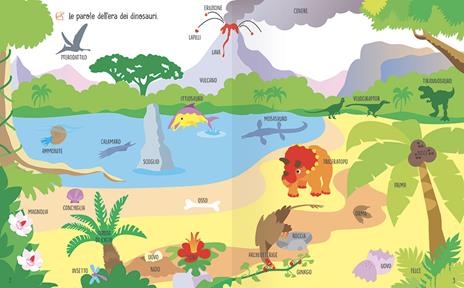 Dinosauri. Attacca scrivi cancella. Con adesivi. Ediz. a colori. Con pennarello cancellabile - Roberta Fanti - 2