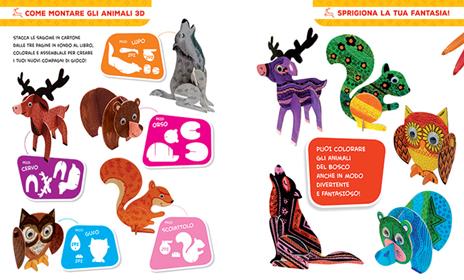 Bosco. Colorare in 3D. Ediz. a colori - Deborah Forni - 4