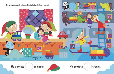 Natale. Grandi stickers. Con adesivi. Ediz. a colori - Jayne Scholfield - 2