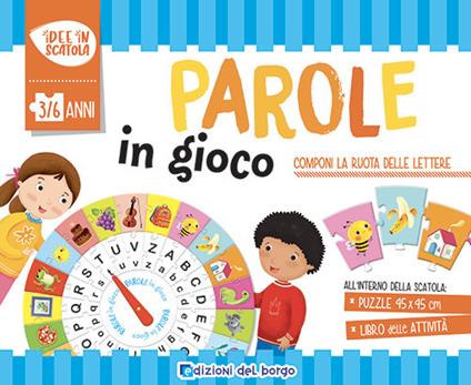 Parole in gioco. Idee in scatola. Ediz. a colori. Con puzzle autocorrettivo - Giulia Cremonini - copertina