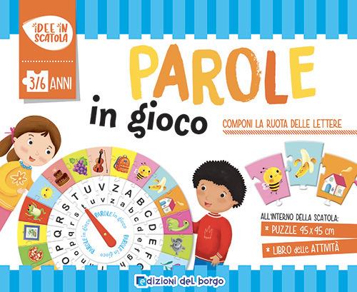Parole in gioco. Idee in scatola. Ediz. a colori. Con puzzle autocorrettivo - Giulia Cremonini - copertina
