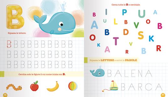 Il quaderno delle lettere. Pregrafismi, lettere e parole. Ediz. a colori - Roberta Fanti - 2