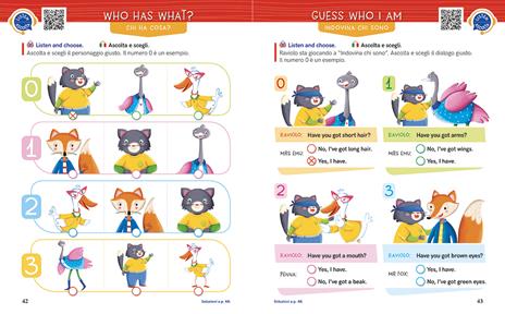 Impara l'inglese con Mr Fox. Let's read and play. Ediz. a colori. Con 40 stickers. Con QR code per accedere alle tracce audio. Vol. 1 - Elena Tamburini,Natalia De Luca - 4