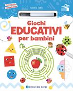 Giochi educativi per bambini. Con pennarello cancellabile