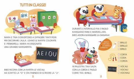 Leggo, gioco, imparo. Dalle lettere alle parole. Mini impara. Ediz. a colori - Roberta Fanti - 4