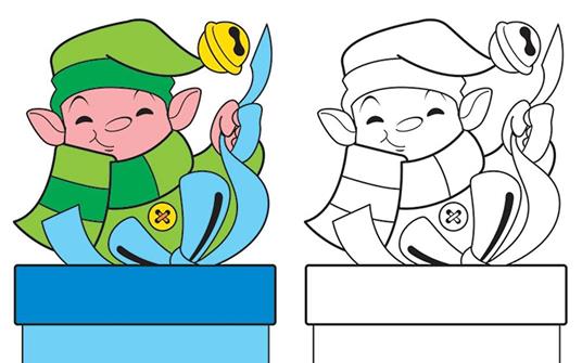 Natale. Colorare in 3D. Tante pagine da colorare e soggetti da costruire. Ediz. a colori - Roberta Fanti - 4