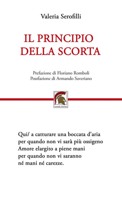 Il principio della scorta - Valeria Serofilli - copertina