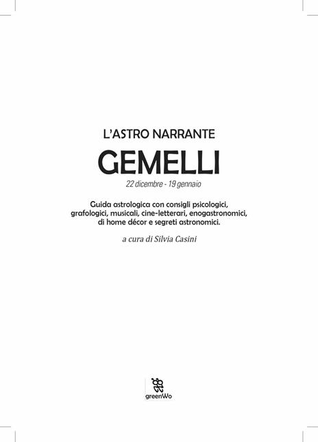 Gemelli. L'astro narrante - 2