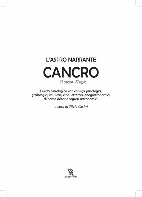 Cancro. L'astro narrante - 2