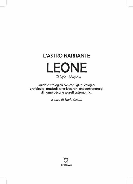 Leone. L'astro narrante - 2