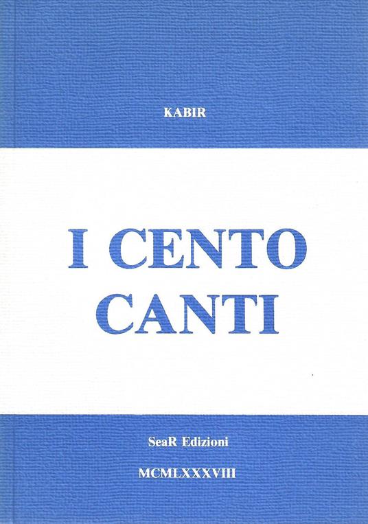I cento canti - Kabir - copertina