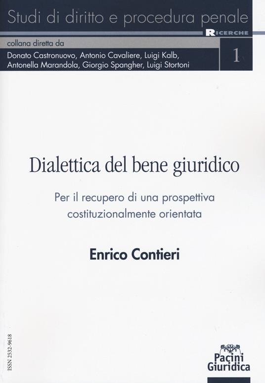 Dialettica del bene giuridico. Per una prospettiva costituzionalmente orientata di rilancio - Enrico Contieri - copertina